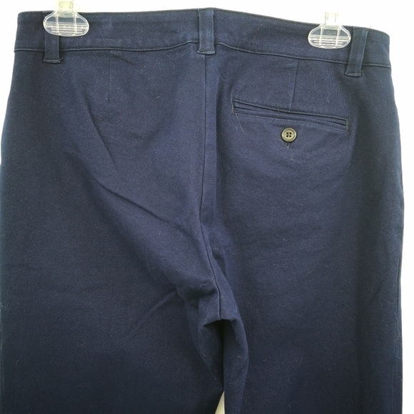 Lauren Ralph Lauren 4 Adelle Navy Blue Stetch Formal Dress Pants Green Tag - Picture 5 of 8